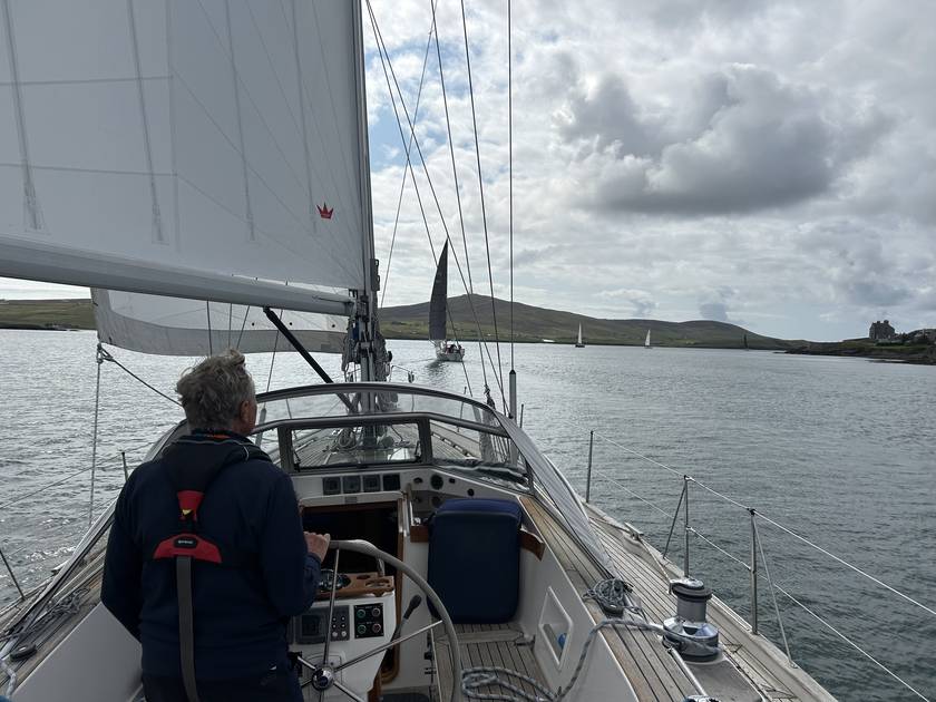 Zeilschip onderweg op de Noordzee