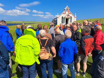 De Orkney eilanden en de haven van Kirkwall (1)